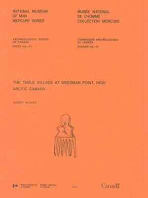 cover image of Thule Village at Brooman Point, High Arctic Canada
